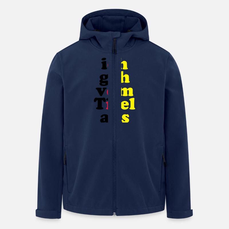 ich_geh_vom_titel_aus_3c - Recycelte Männer Softshell-Jacke von Stanley/Stella - Navy