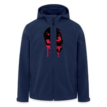 Skull Head skull blood zombie - Men’s Recycled Softshell Jacket by Stanley/Stella - navy - Front - AI Model Male 185 light (185cm)