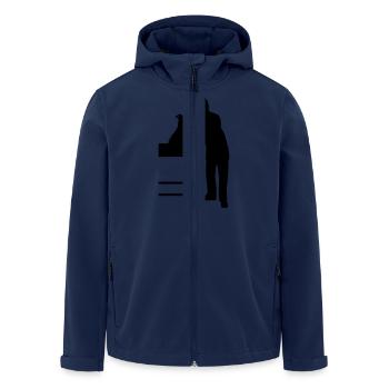 Veterinarian - Men’s Recycled Softshell Jacket by Stanley/Stella - navy - Front - AI Model Male 185 light (185cm)