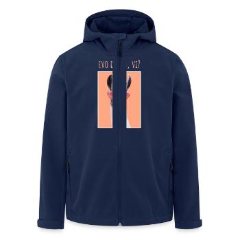 EVO DOBRO VI MAJICA - Recycelte Männer Softshell-Jacke von Stanley/Stella - Navy - Vorne - AI Model Male 185 light (185cm)