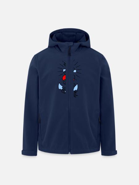 Glaube Liebe Hoffnung tall colored - Recycelte Männer Softshell-Jacke von Stanley/Stella - Navy