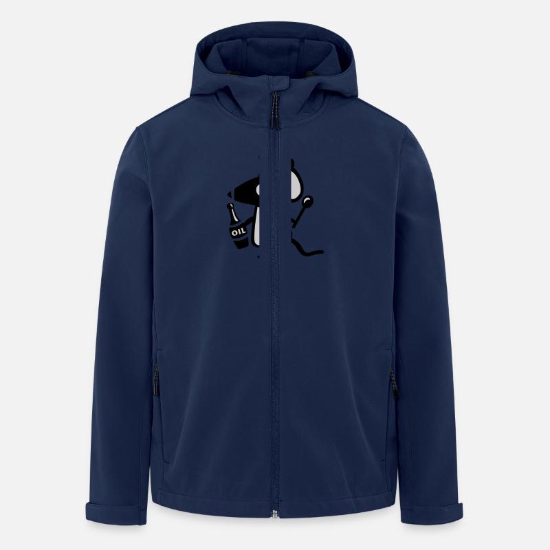 Maus Koch - Ratte - Recycelte Männer Softshell-Jacke von Stanley/Stella - Navy