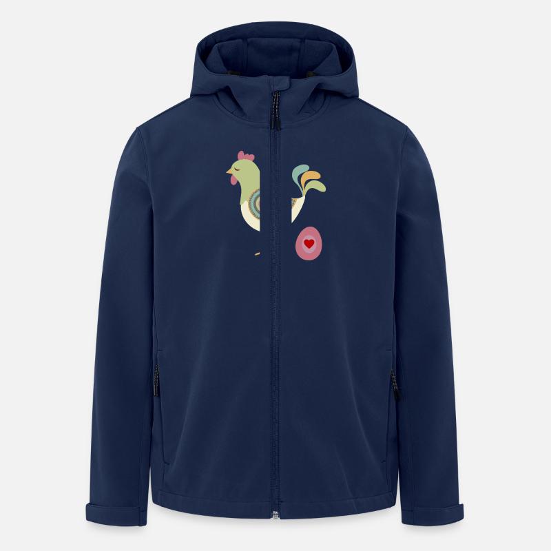 chicken11 - Veste softshell homme en polyester recyclé Stanley/Stella - marine