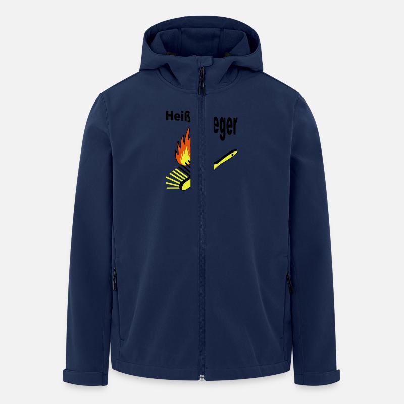 Heißer Feger - Recycelte Männer Softshell-Jacke von Stanley/Stella - Navy
