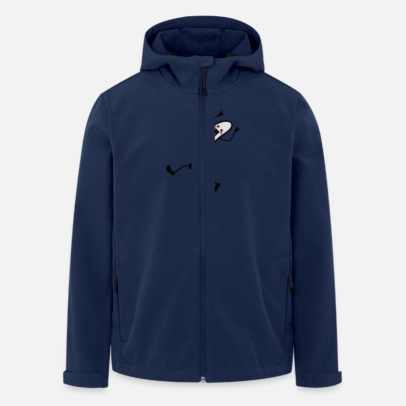 Naked Running Banana - Recycelte Männer Softshell-Jacke von Stanley/Stella - Navy