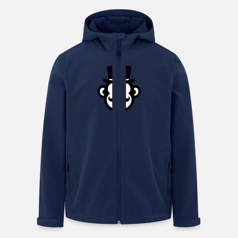 Fête du Singe Marié - Veste softshell homme en polyester recyclé Stanley/Stella - marine