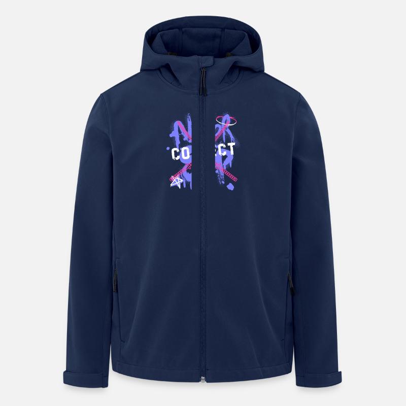 Niemals Stoppen - Recycelte Männer Softshell-Jacke von Stanley/Stella - Navy