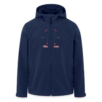 A gift for holiday fans - Men’s Recycled Softshell Jacket by Stanley/Stella - navy - Front - AI Model Male 185 light (185cm)