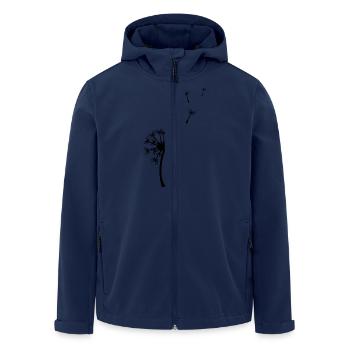 blowball - Men’s Recycled Softshell Jacket by Stanley/Stella - navy - Front - AI Model Male 185 light (185cm)