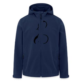 Cobra - Veste softshell homme en polyester recyclé Stanley/Stella - marine - Devant - AI Model Male 185 light (185cm)