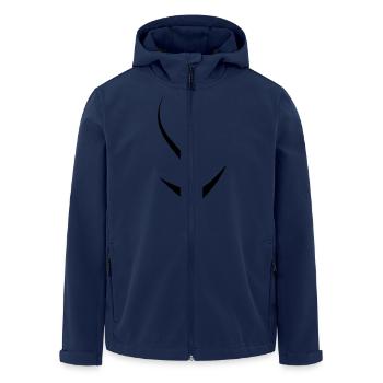 arrow - Men’s Recycled Softshell Jacket by Stanley/Stella - navy - Front - AI Model Male 185 light (185cm)