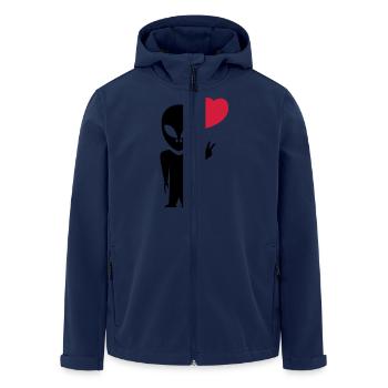 alien_love - Veste softshell homme en polyester recyclé Stanley/Stella - marine - Devant - AI Model Male 185 light (185cm)