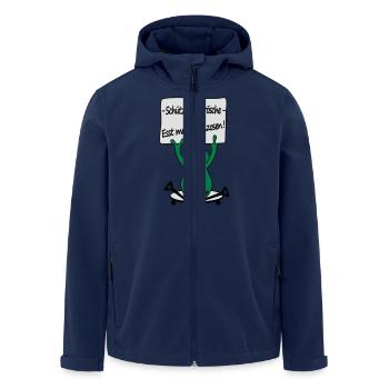 Froggy - Recycelte Männer Softshell-Jacke von Stanley/Stella - Navy - Vorne - AI Model Male 185 light (185cm)