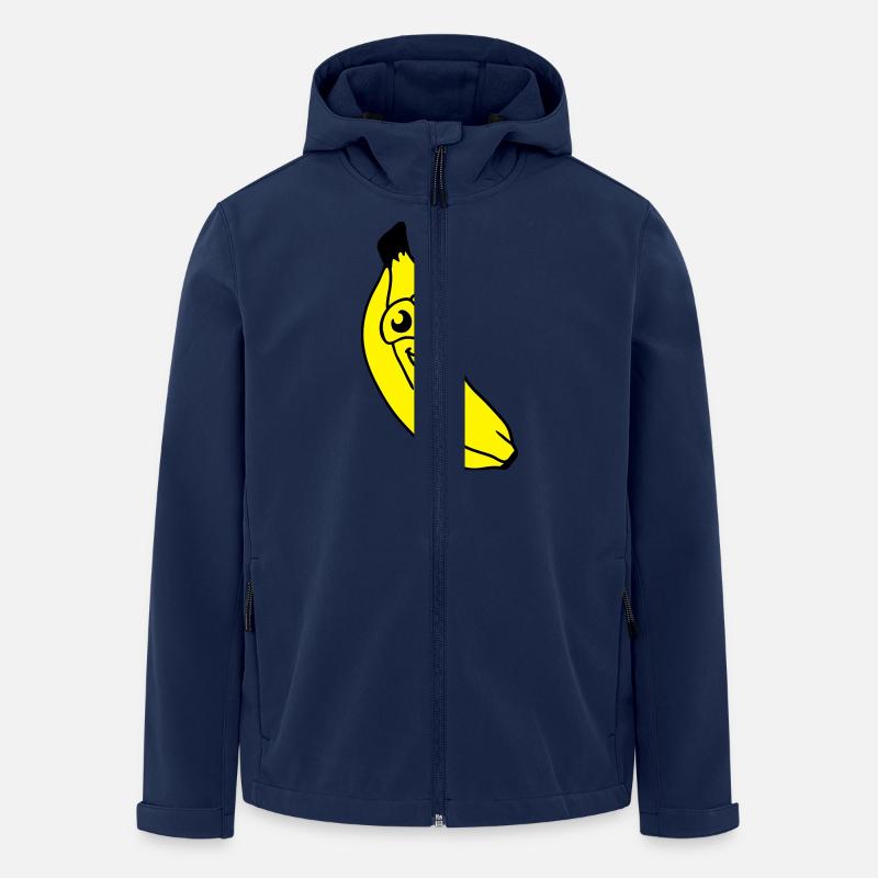 small banana - Men’s Recycled Softshell Jacket by Stanley/Stella - navy