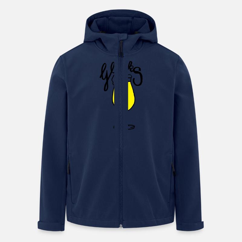 Glückspils - Recycelte Männer Softshell-Jacke von Stanley/Stella - Navy