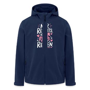 Mir Reichts Ich Geh Reiten, Pferde Pferdeliebhaber - Recycelte Männer Softshell-Jacke von Stanley/Stella - Navy - Vorne - AI Model Male 185 light (185cm)