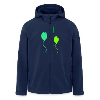 ballons - Veste softshell homme en polyester recyclé Stanley/Stella - marine - Devant - AI Model Male 185 light (185cm)