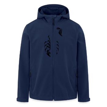 Tribal Scorpion - Men’s Recycled Softshell Jacket by Stanley/Stella - navy - Front - AI Model Male 185 light (185cm)