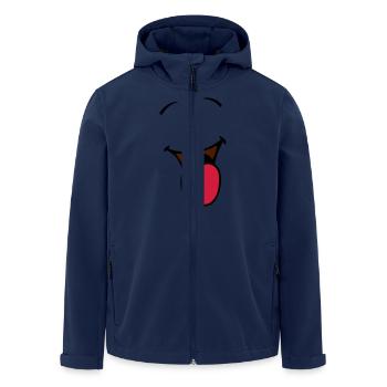 Clown - Veste softshell homme en polyester recyclé Stanley/Stella - marine - Devant - AI Model Male 185 light (185cm)