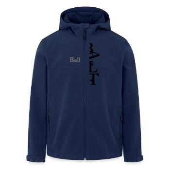 Ballett - Recycelte Männer Softshell-Jacke von Stanley/Stella - Navy - Vorne - AI Model Male 185 light (185cm)