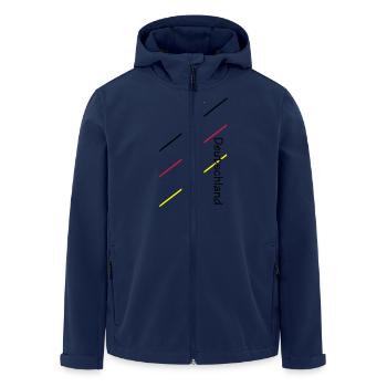 Deutschland FanShirt - Men’s Recycled Softshell Jacket by Stanley/Stella - navy - Front - AI Model Male 185 light (185cm)