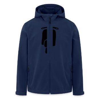 mofa - Recycelte Männer Softshell-Jacke von Stanley/Stella - Navy - Vorne - AI Model Male 185 light (185cm)
