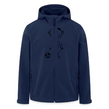 fussballer - Veste softshell homme en polyester recyclé Stanley/Stella - marine - Devant - AI Model Male 185 light (185cm)