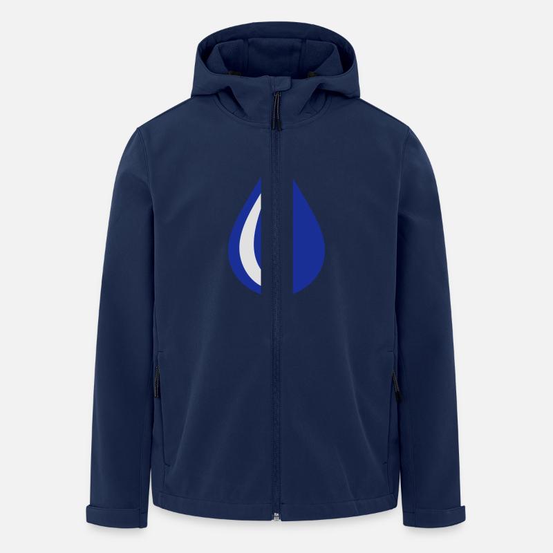 Träne - Recycelte Männer Softshell-Jacke von Stanley/Stella - Navy