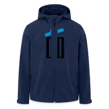 Dustbin - Men’s Recycled Softshell Jacket by Stanley/Stella - navy - Front - AI Model Male 185 light (185cm)