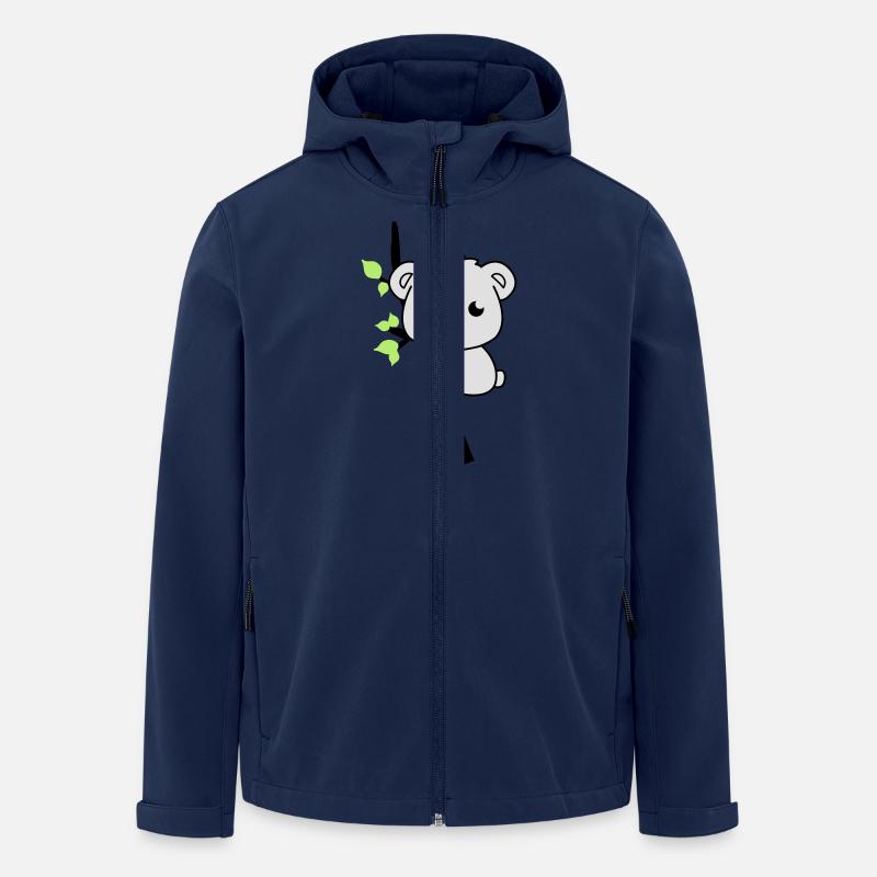 sweet_koala_002 - Recycelte Männer Softshell-Jacke von Stanley/Stella - Navy