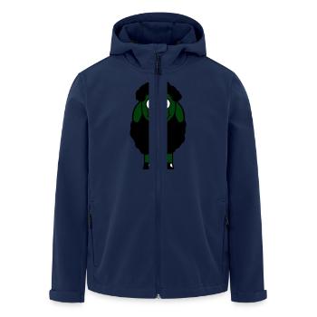 Black Sheep Small Cute Cute Lamb Cool Comic - Men’s Recycled Softshell Jacket by Stanley/Stella - navy - Front - AI Model Male 185 light (185cm)