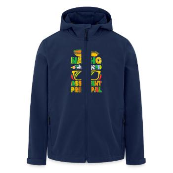 Cinco De Mayo - Recycelte Männer Softshell-Jacke von Stanley/Stella - Navy - Vorne - AI Model Male 185 light (185cm)