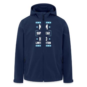 Mom Mom Limited Edition Saying Mom - Men’s Recycled Softshell Jacket by Stanley/Stella - navy - Front - AI Model Male 185 light (185cm)
