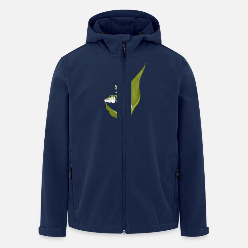 Maiglockchen Elfe - Recycelte Männer Softshell-Jacke von Stanley/Stella - Navy