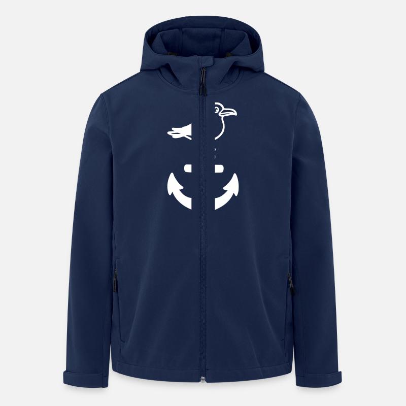 Anker Möwe Hafen - Veste softshell homme en polyester recyclé Stanley/Stella - marine