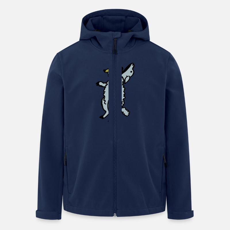 Wolf in Sheep's Clothing - Men’s Recycled Softshell Jacket by Stanley/Stella - navy