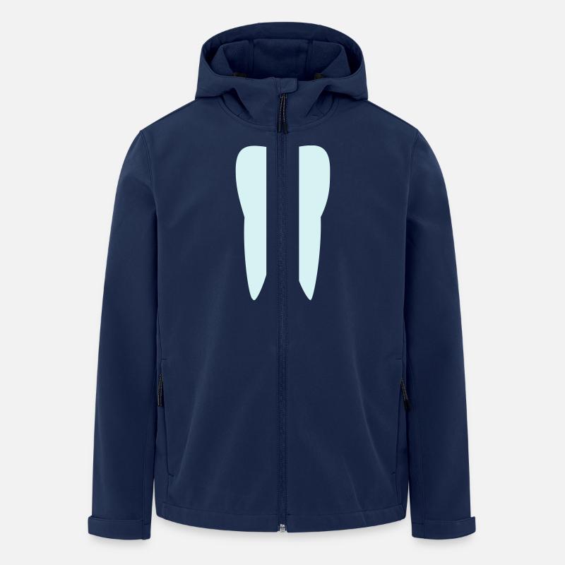 Zahn - Recycelte Männer Softshell-Jacke von Stanley/Stella - Navy