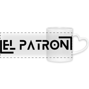 El Patron – The Chef Look - Panoramic mug with heart handle - white - Front