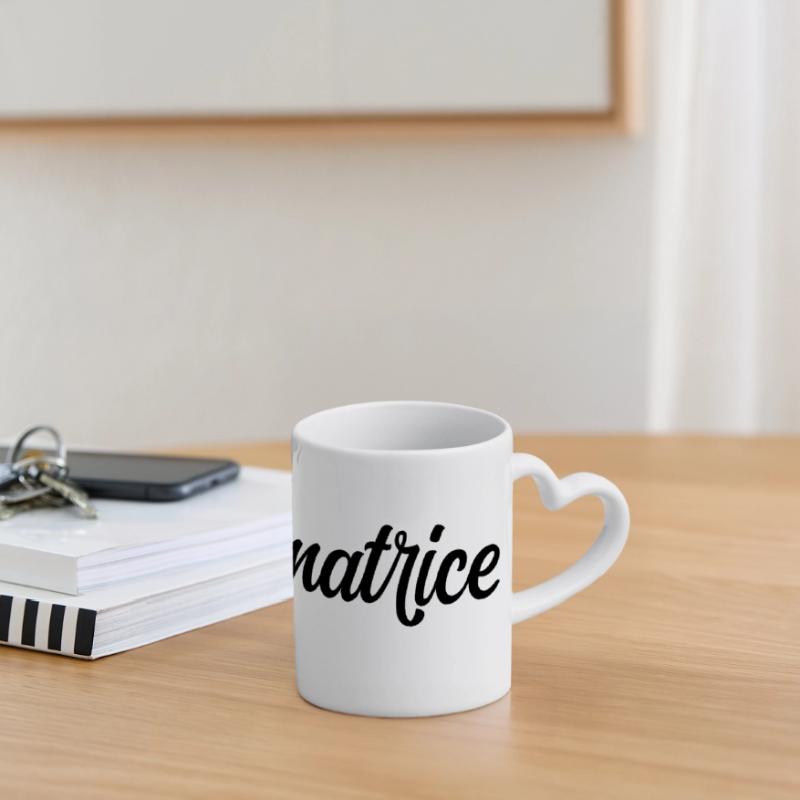 Programmatrice Informatique Code Développeuse Web Mug panoramique avec anse en forme de cœur