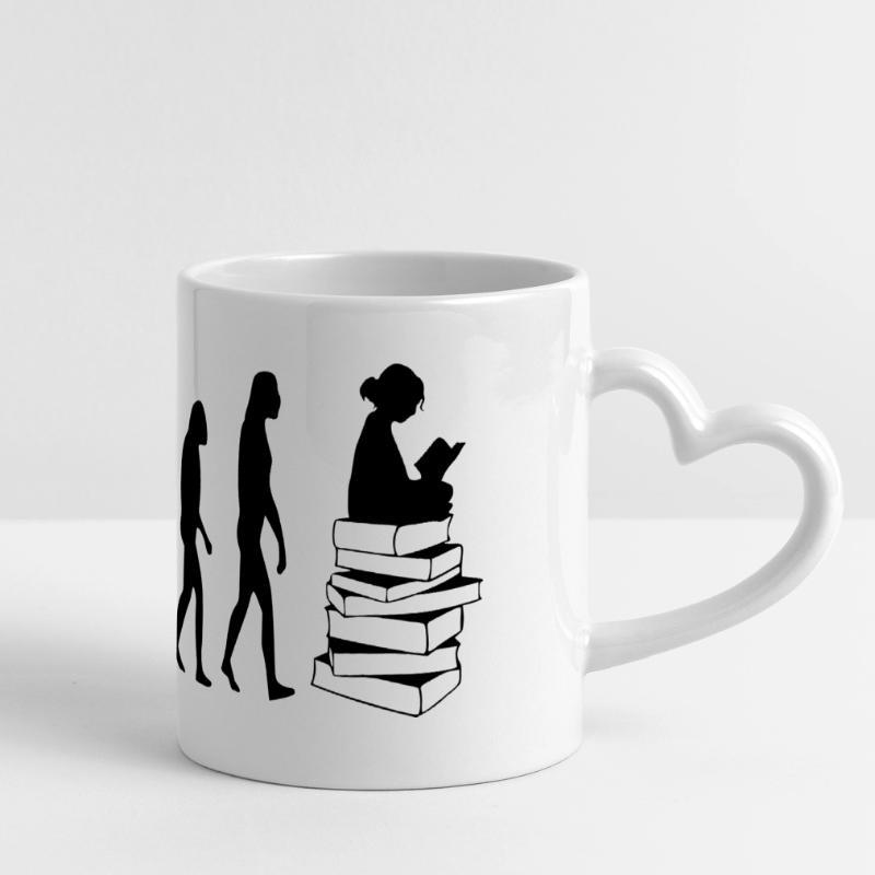 Lire l'évolution Mug panoramique avec anse en forme de cœur