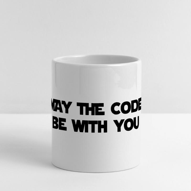 Computer / Developer / Geek / Code / Funny Panoramic mug with heart handle