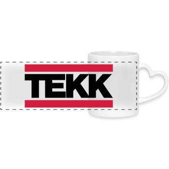 TEKK - Panoramatasse mit Herzhenkel - Weiß - Vorne