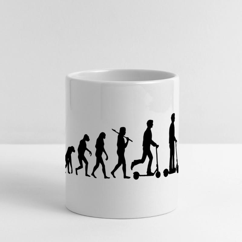 Evolution Escooter Elektroroller Panoramatasse mit Herzhenkel