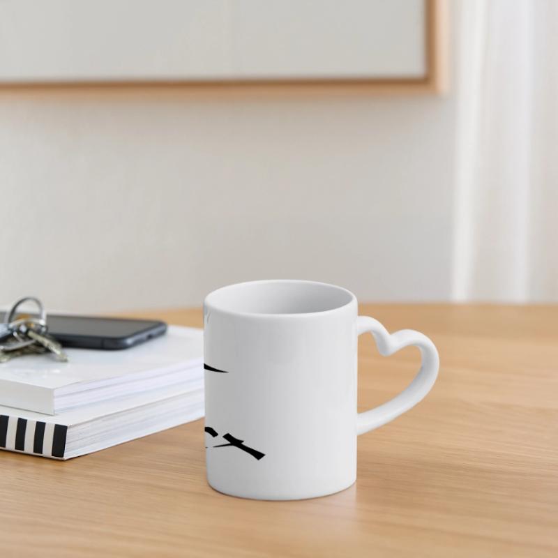 Linux, Software, programmieren Panoramatasse mit Herzhenkel