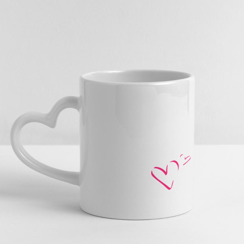 Sofia name first name Panoramic mug with heart handle