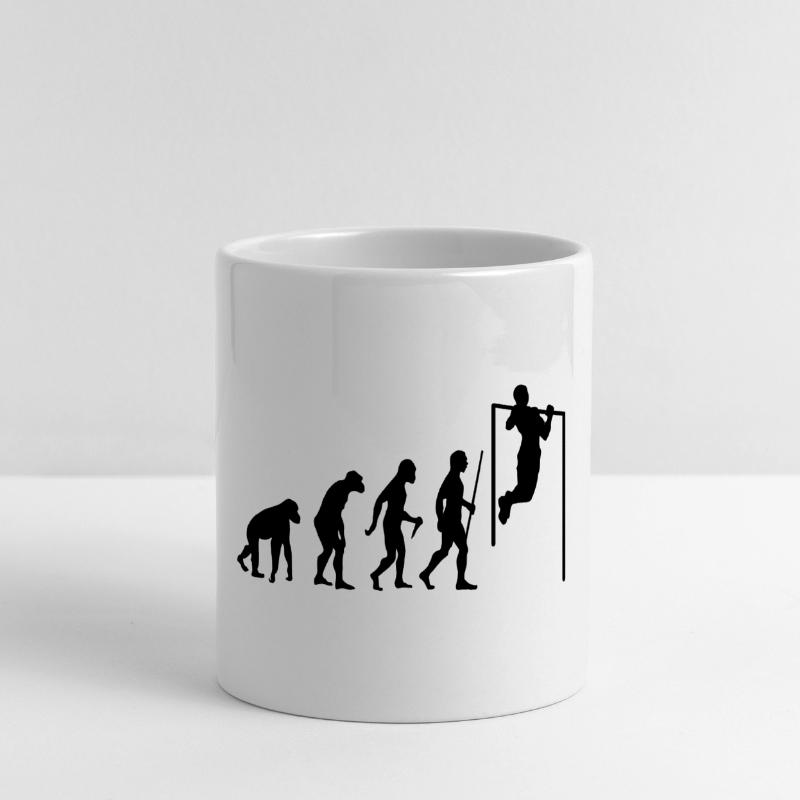 Evolution Pull Up Panoramic mug with heart handle