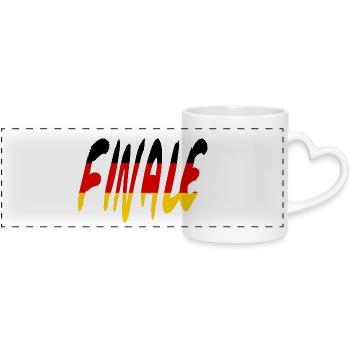 Finale Finale - Panoramatasse mit Herzhenkel - Weiß - Vorne