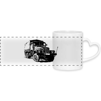 IFA G 5 - Panoramic mug with heart handle - white - Front