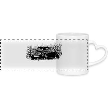 WAS 2106 Lada 1600 - Mug panoramique avec anse en forme de cœur - blanc - Devant