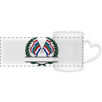 Schier Laurel Custom – Island Edition - Panoramatasse mit Herzhenkel - Weiß - Vorne